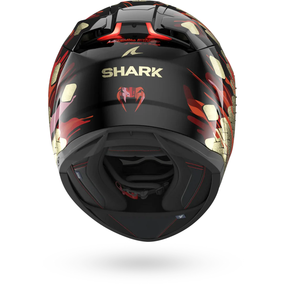 Shark Skwal I3 Full Face Helmet Venum KRQ - Black / Red / Gold