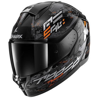 Shark Ridill 2 Full Face Helmet - MOLOKAI KSO - Black / Orange