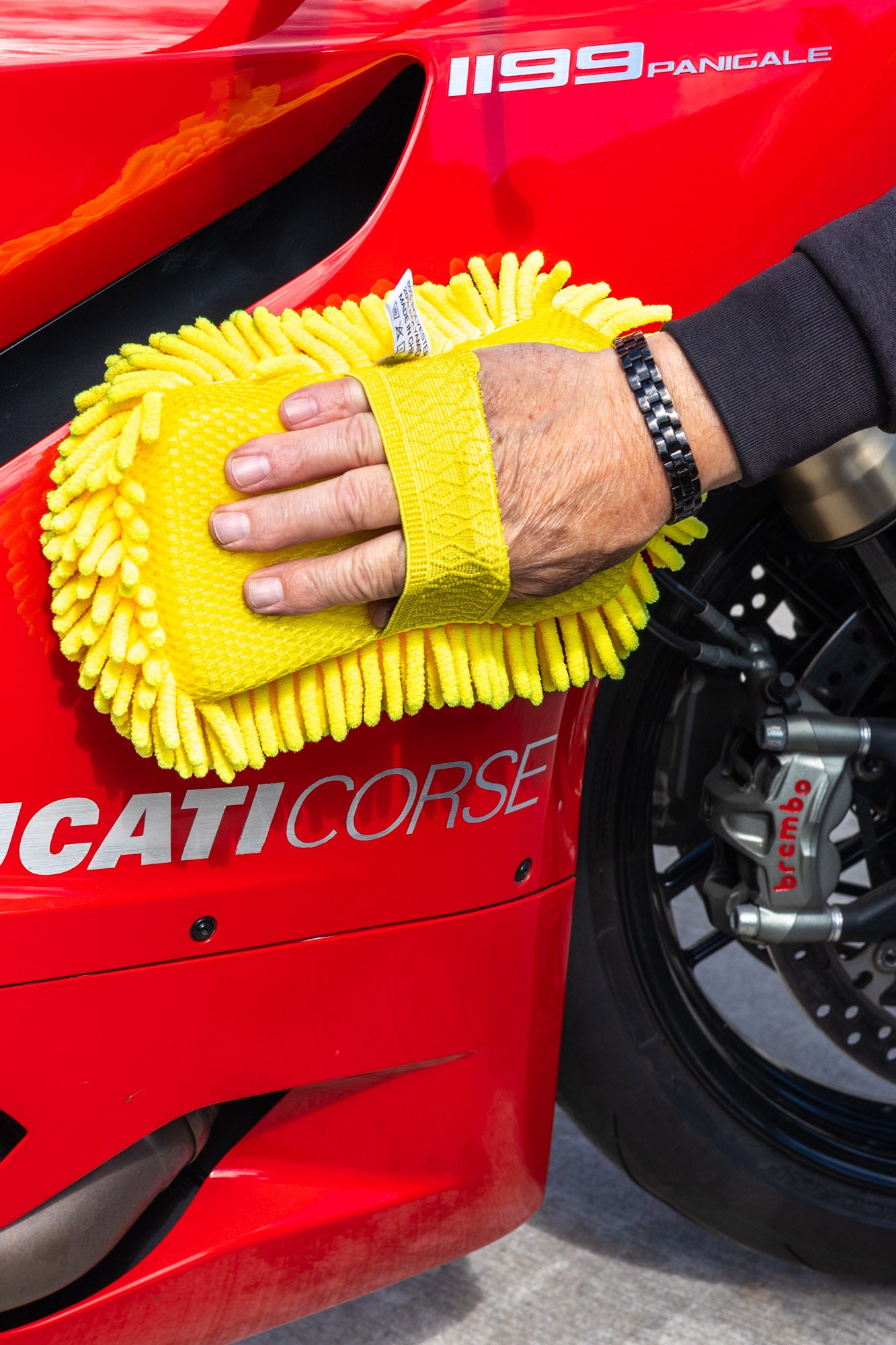 RIDERR MICROFIBRE SPONGE YELLOW