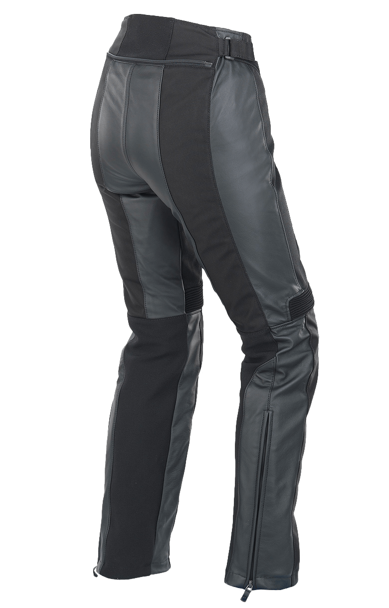 Spidi Teker Lady Leather Trousers - Black
