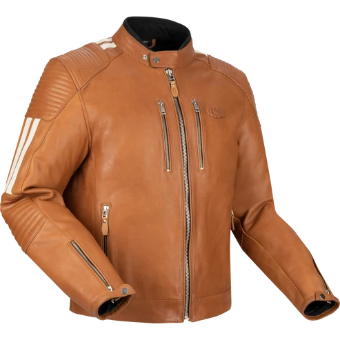 Segura Orion Jacket - Camel / White
