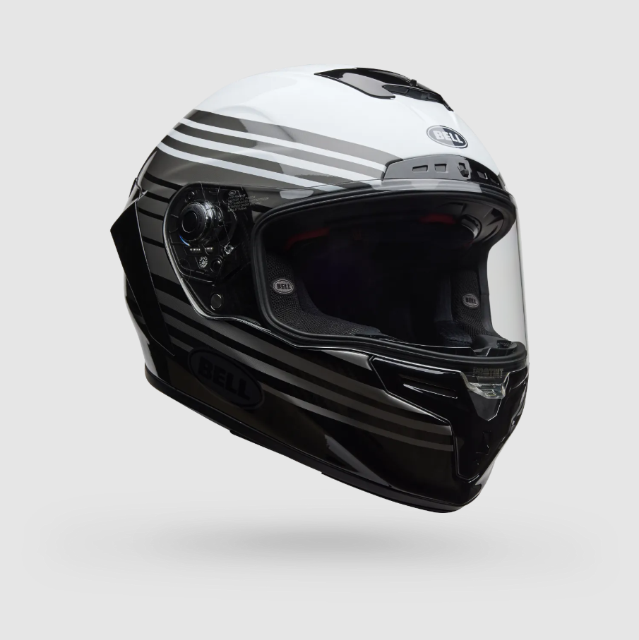 Bell Racestar DLX Flex Dash - White / Black