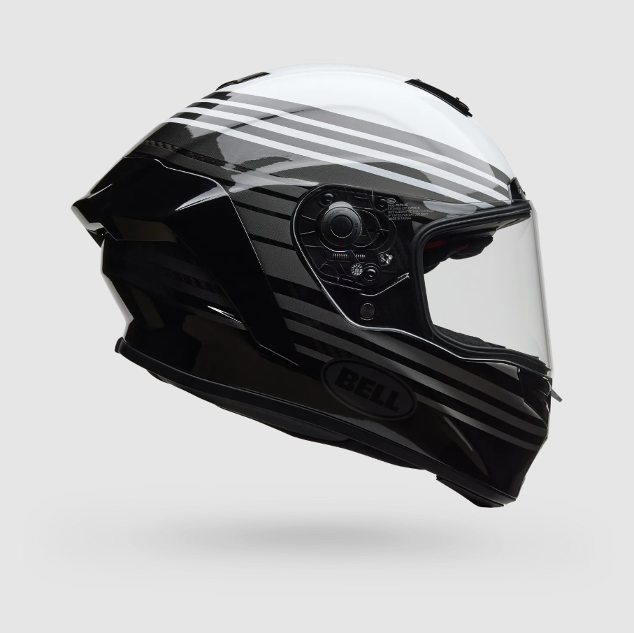 Bell Racestar DLX Flex Dash - White / Black