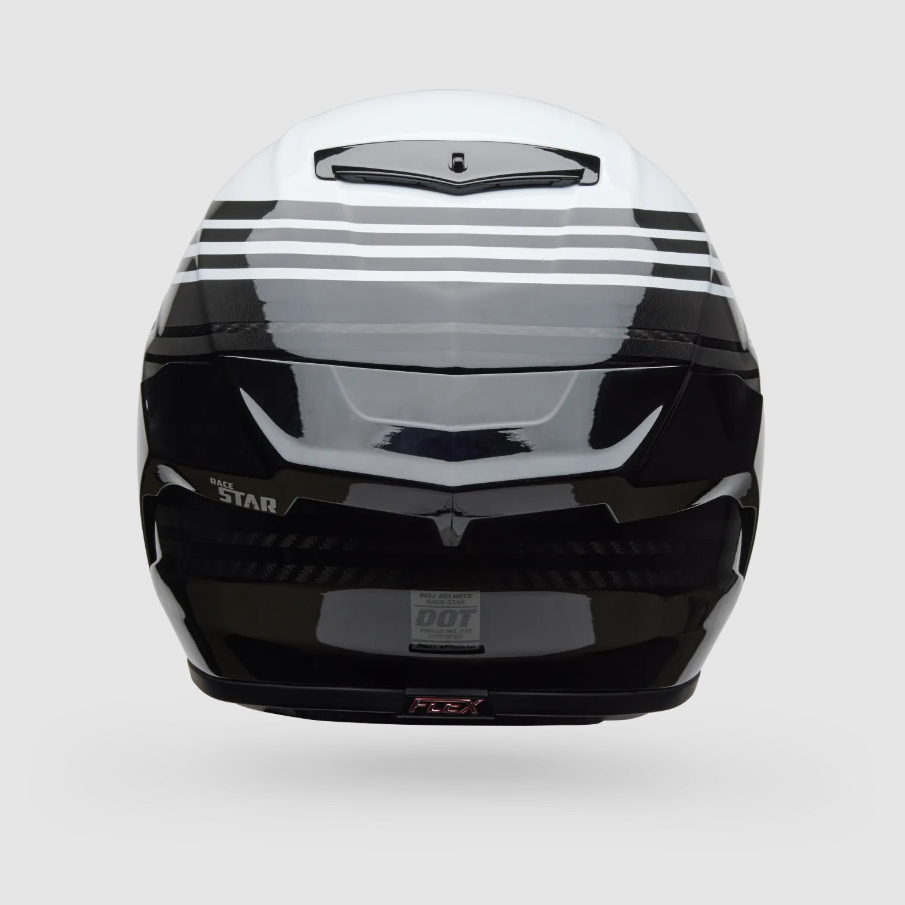 Bell Racestar DLX Flex Dash - White / Black