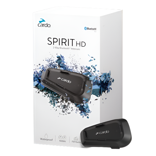 Cardo Spirit HD Bluetooth Intercom Single Pack Mega Motorcycles cardo-spirit-hd-bluetooth-intercom-single-pack-mega-motorcycles