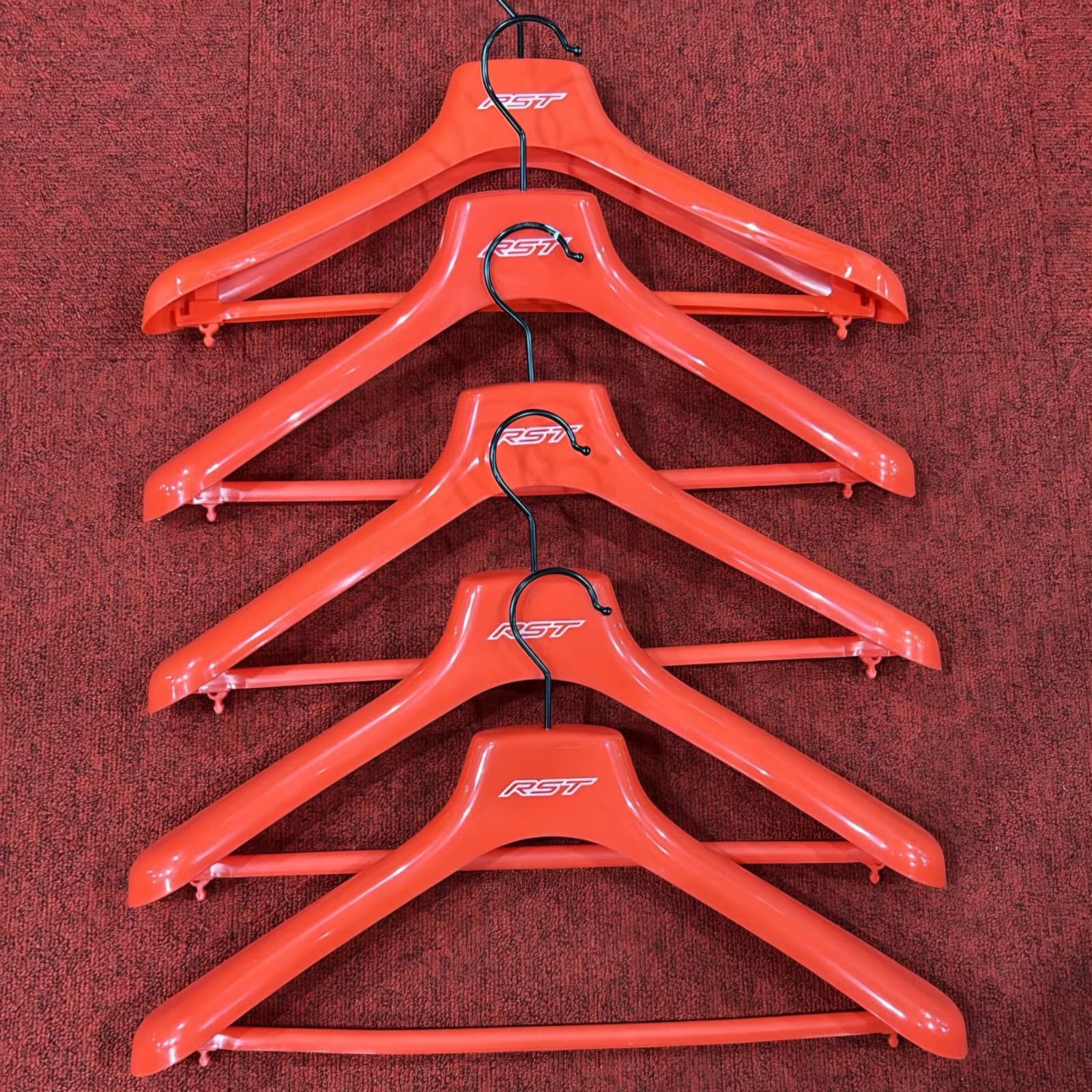 RST Heavy Duty Motorcycle Clothing Hangers - 5 Pack (New Style Shiny)