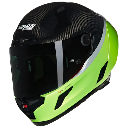 Nolan X-804 RS Carbon Full Face Helmet Doc 347 - Black / Green