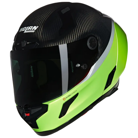 Nolan X-804 RS Carbon Full Face Helmet D.O.C. 347 - Black / Green