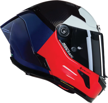 Nolan X-804 RS Carbon Full Face Helmet Blocco 348 - White / Red / Blue