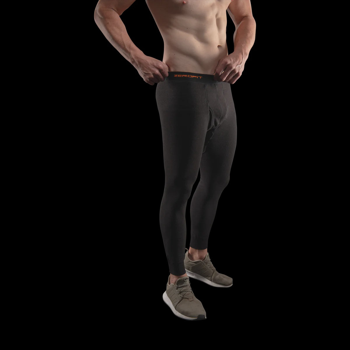 Zerofit Ultimate Heat Rub Baslayer Legging - Black
