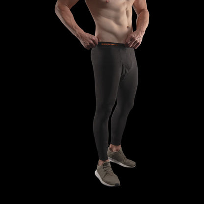 Zerofit Ultimate Heat Rub Baslayer Legging - Black