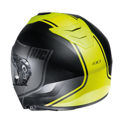 HJC I90 Flip Front Helmet - Davan Yellow