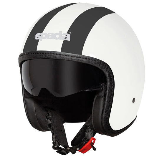 Spada Ace Viper Matt White / Black Helmet