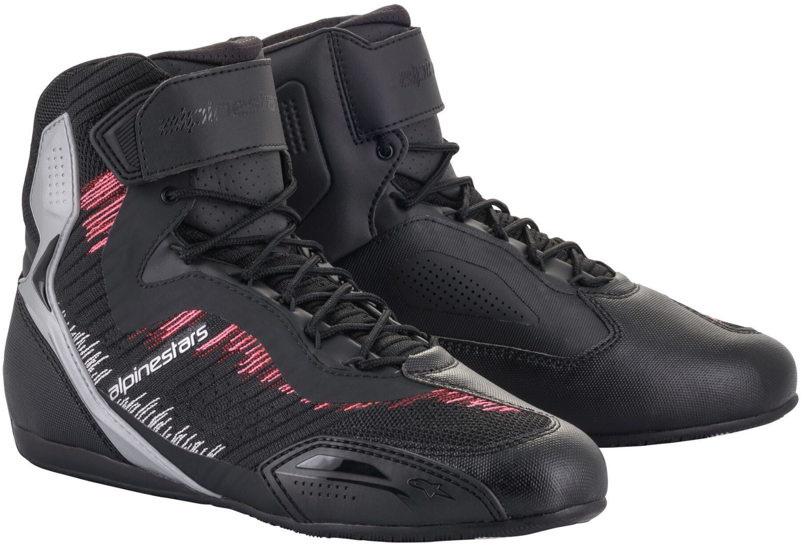 Alpinestars Stella Faster-3 Rideknit - Black / Grey / Pink