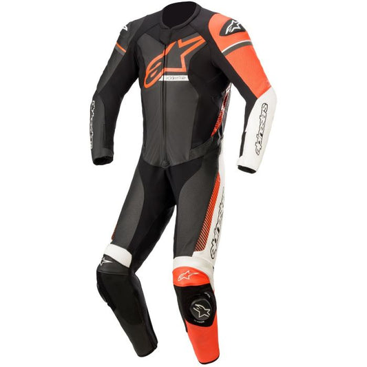 Alpinestars GP Force Phantom 1 Piece Leather Suit - Black / White / Red