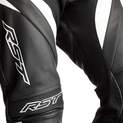 RST Tractech Evo 4 Youth CE Leather Suit - Black / White