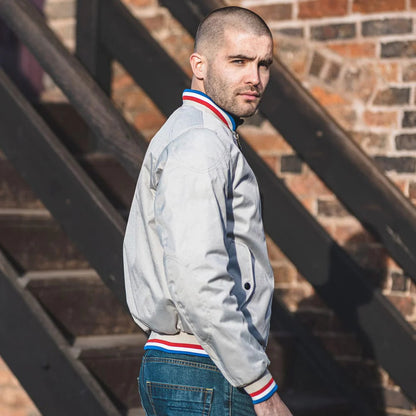 Spada Airforce 1 Royale CE Waterproof Bomber Jacket - Ivory