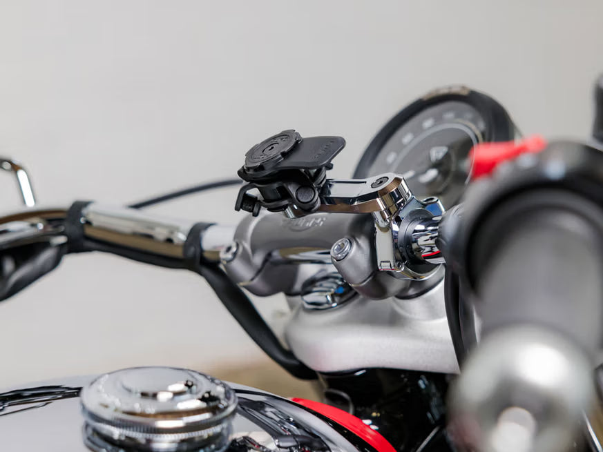 Quad Lock Motorcycle Handlebar Mount Pro Chrome