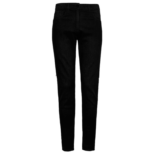 Spada Drifter CE Ladies Jeans Short Leg Solid Black