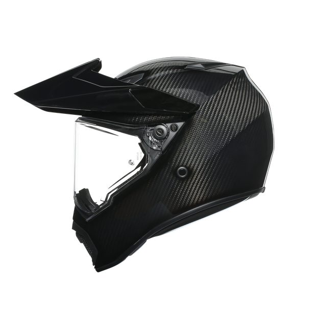 AGV AX9 Adventure Helmet - Carbon Glossy Black