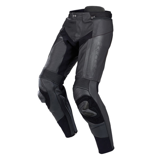 Spidi RR Pro CE Semi Waterproof Leather Trousers - Black