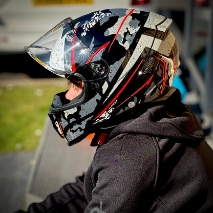 Spada Raiden 2 Meisai Helmet - Red