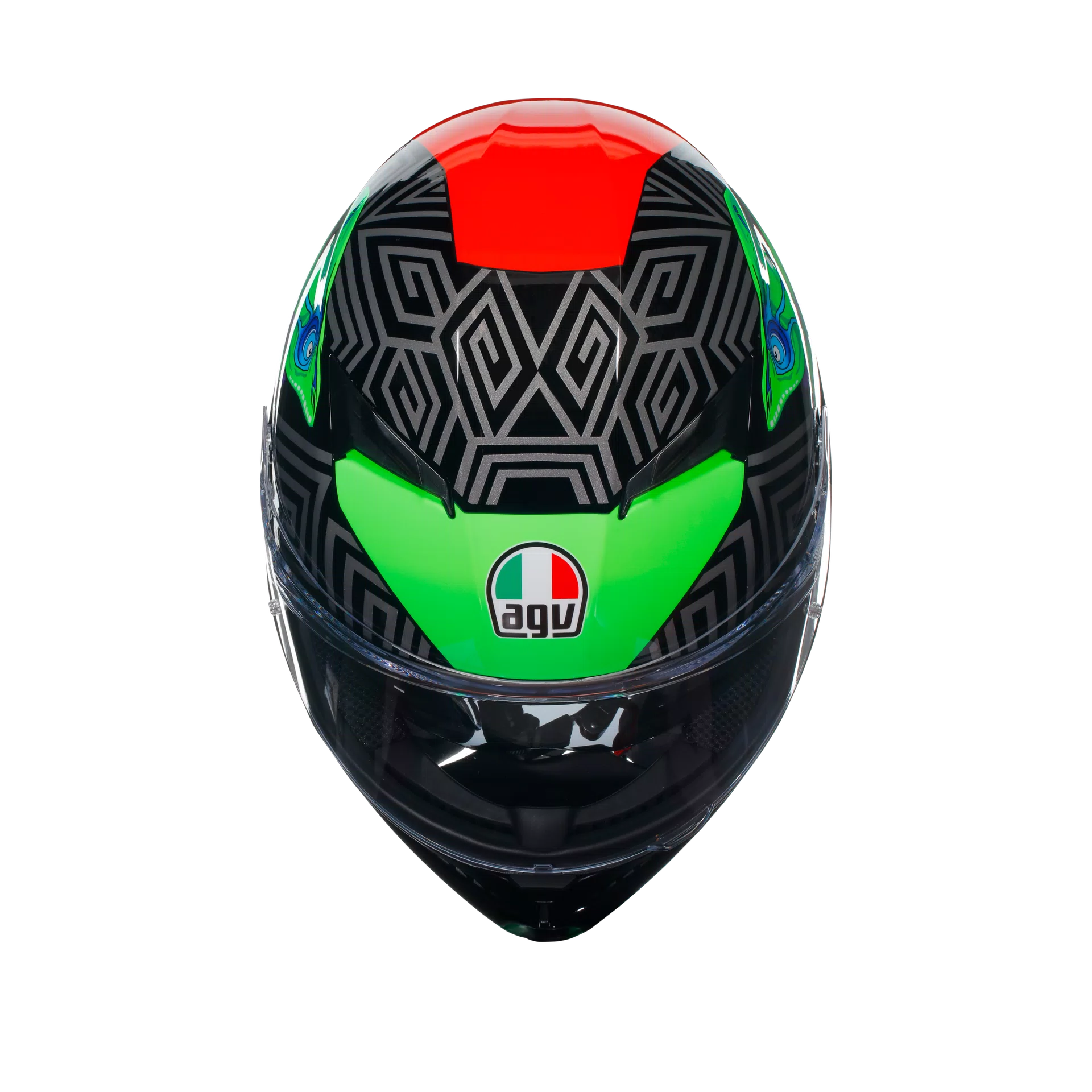 AGV K3 Kamaleon ECE 22.06 - Black / Red / Green