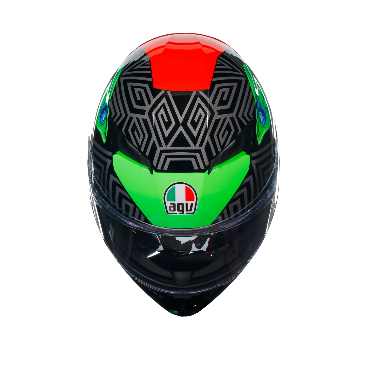 AGV K3 Kamaleon ECE 22.06 - Black / Red / Green