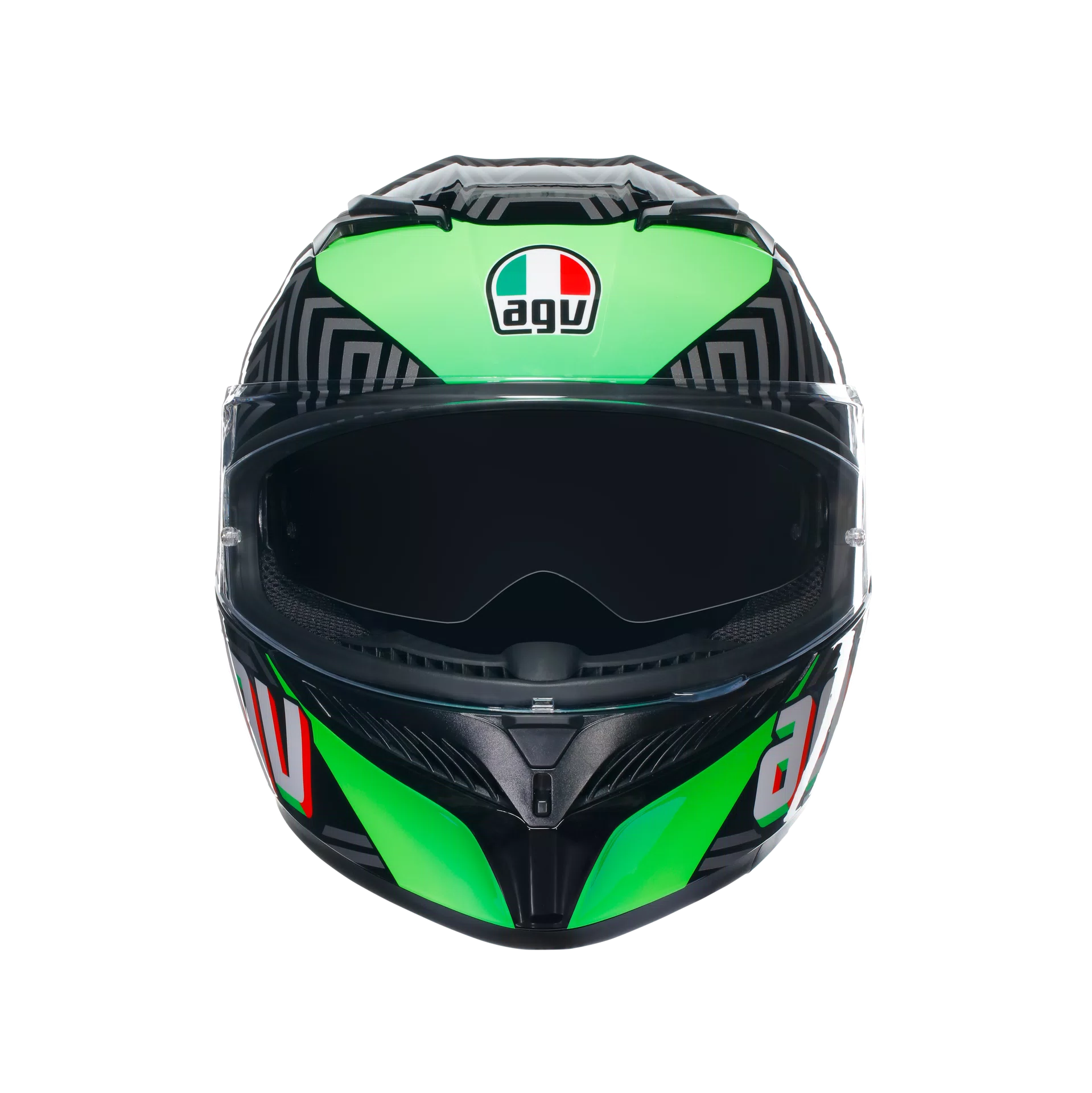 AGV K3 Kamaleon ECE 22.06 - Black / Red / Green