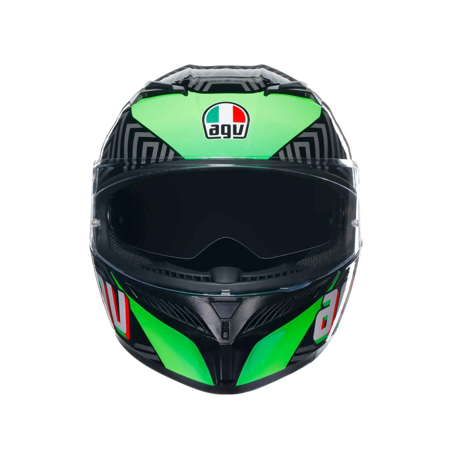 AGV K3 Kamaleon ECE 22.06 - Black / Red / Green