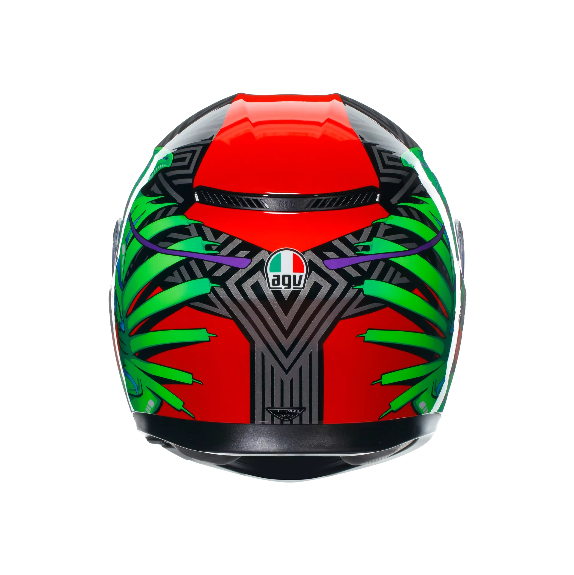 AGV K3 Kamaleon ECE 22.06 - Black / Red / Green