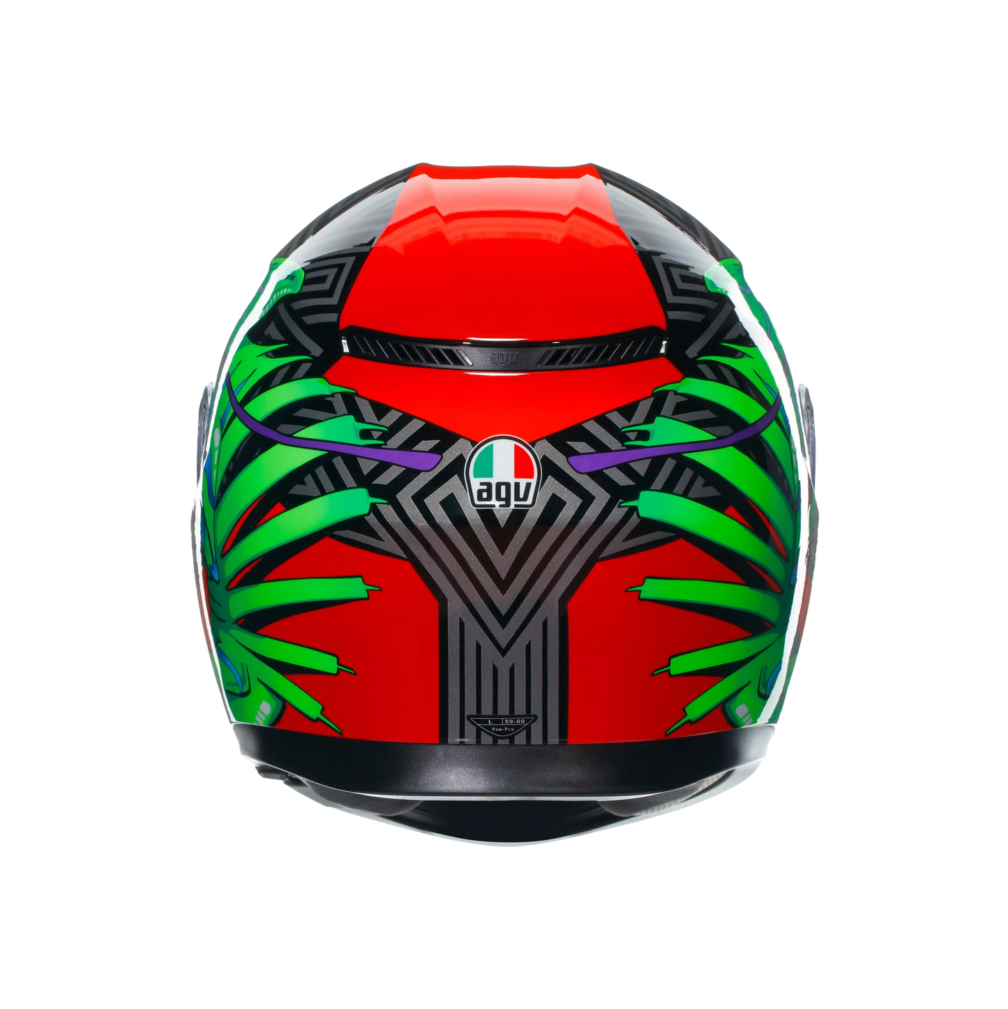 AGV K3 Kamaleon ECE 22.06 - Black / Red / Green