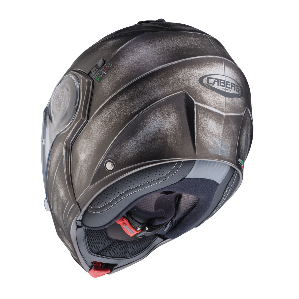 CABERG Droid Iron Flip Up Motorcycle Helmet