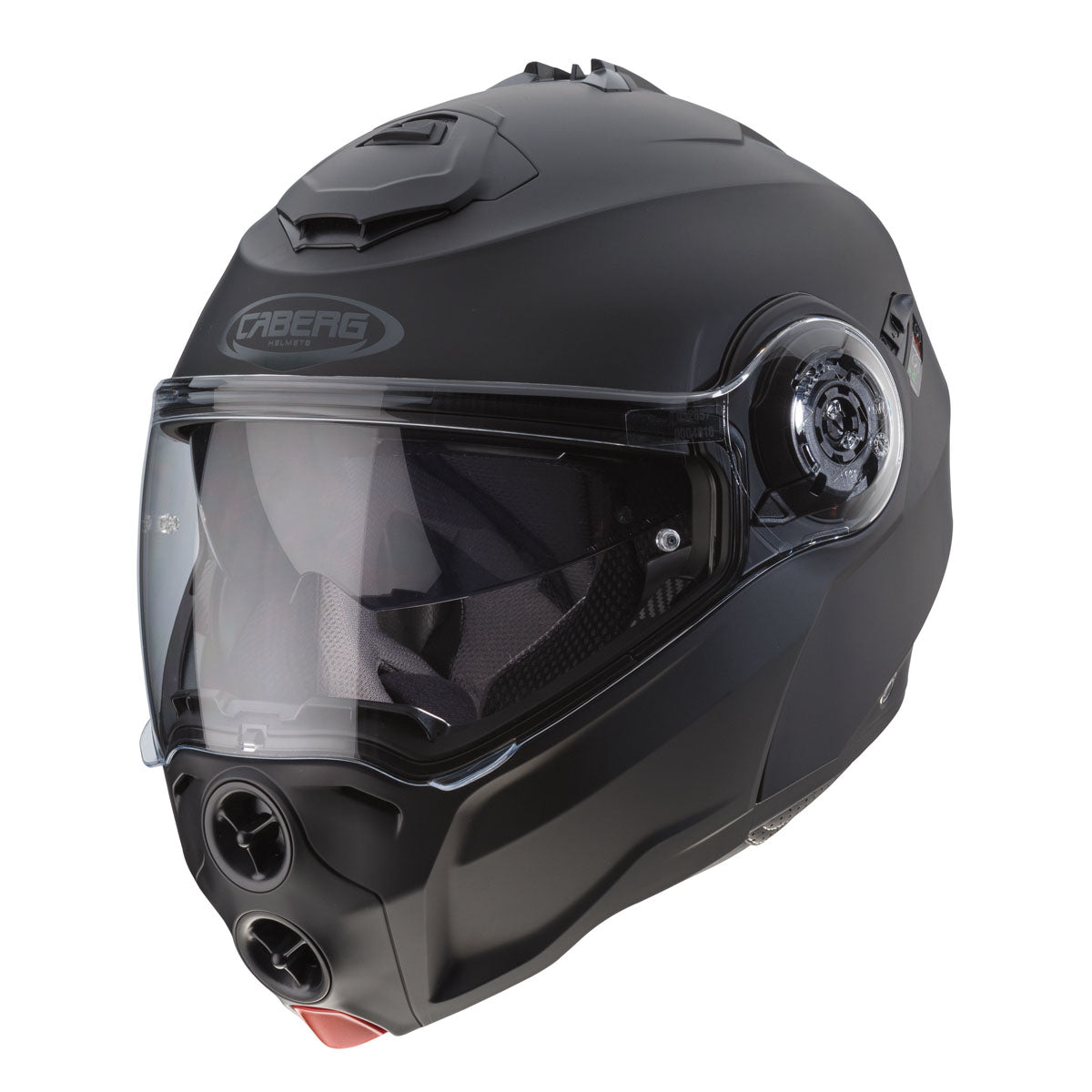 CABERG Droid Matt - Black Flip Up Motorcycle Helmet
