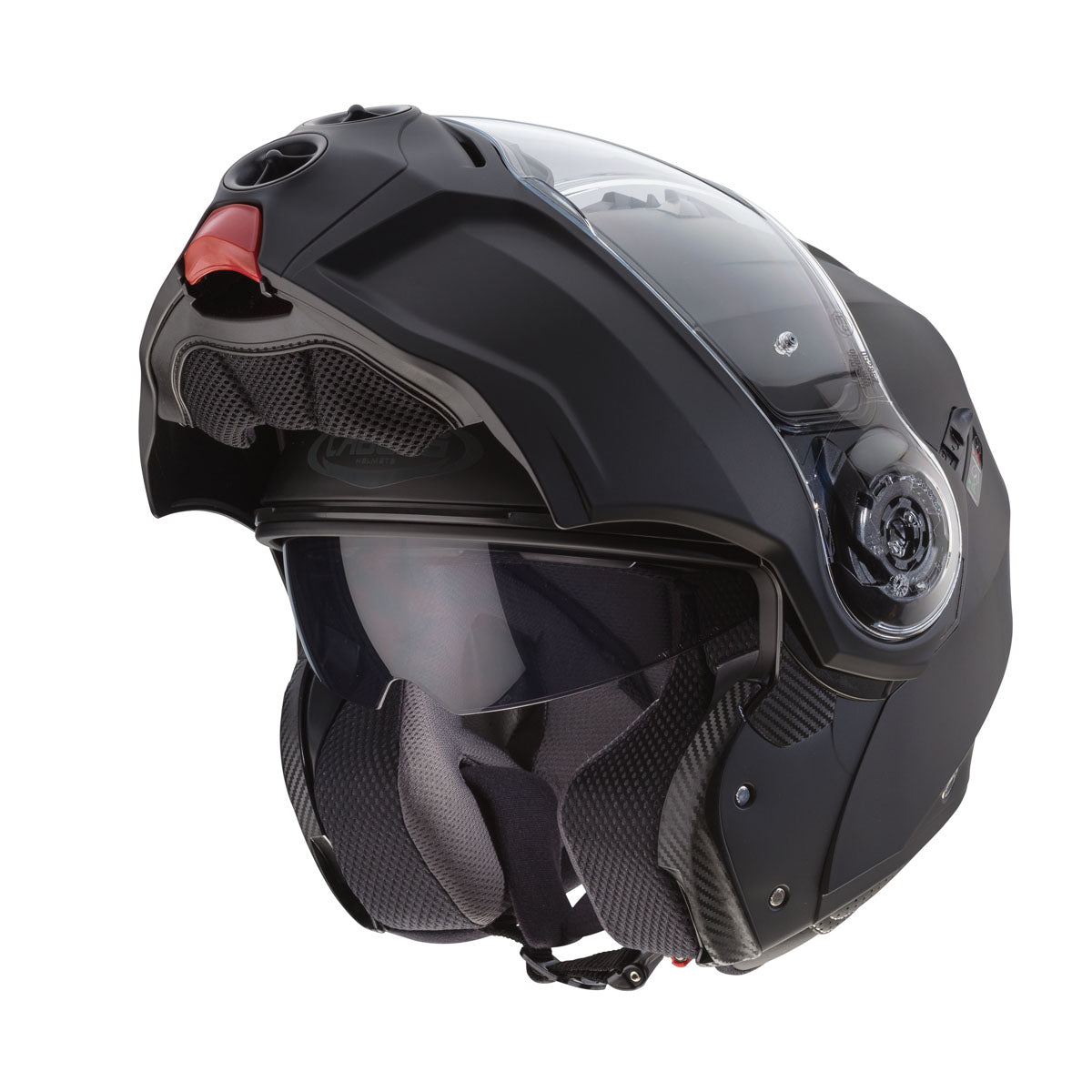 CABERG Droid Matt - Black Flip Up Motorcycle Helmet