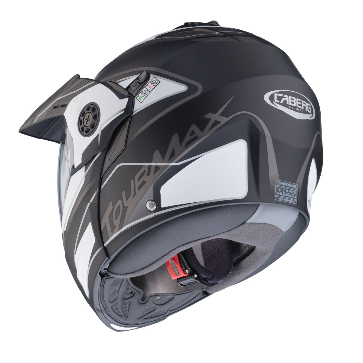 CABERG Tourmax Marathon Matt - Black / White / Anthracite Helmet
