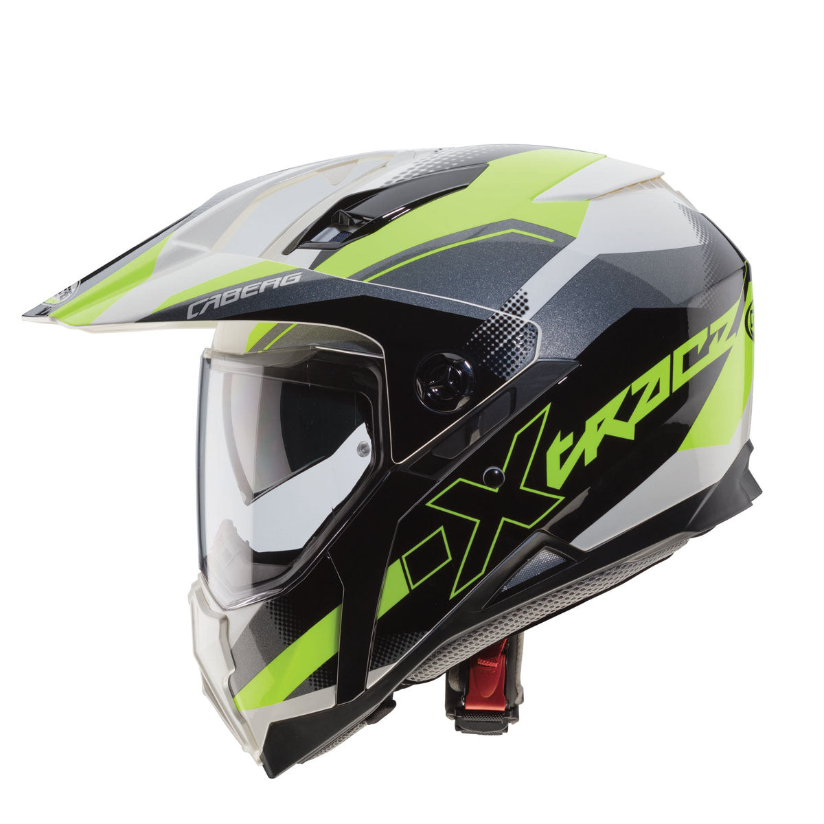 CABERG X-Trace Spark Matt Black / Anthracite / Yellow / Fluo Full Face Motorcycle Helmet