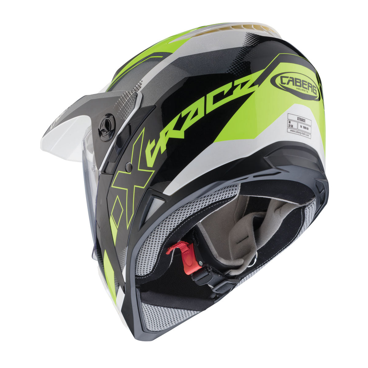 CABERG X-Trace Spark Matt Black / Anthracite / Yellow / Fluo Full Face Motorcycle Helmet