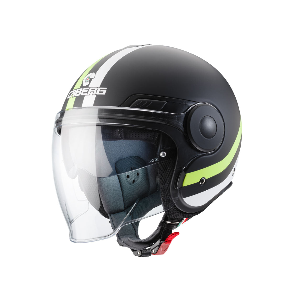 CABERG Uptown Chrono Matt - Black / Yellow / Fluo Helmet / O