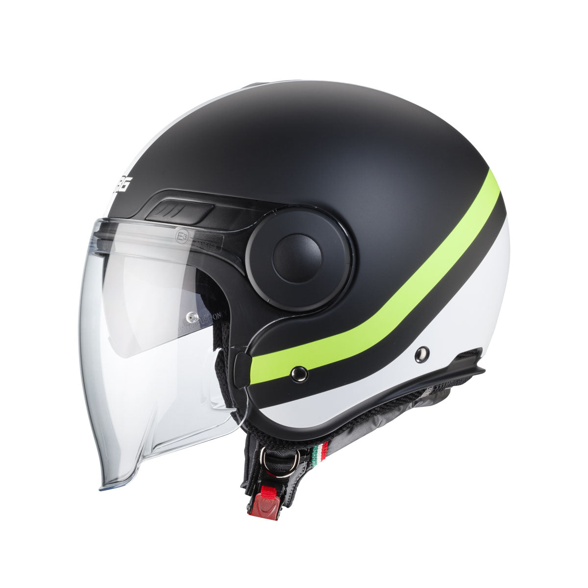 CABERG Uptown Chrono Matt - Black / Yellow / Fluo Helmet / O