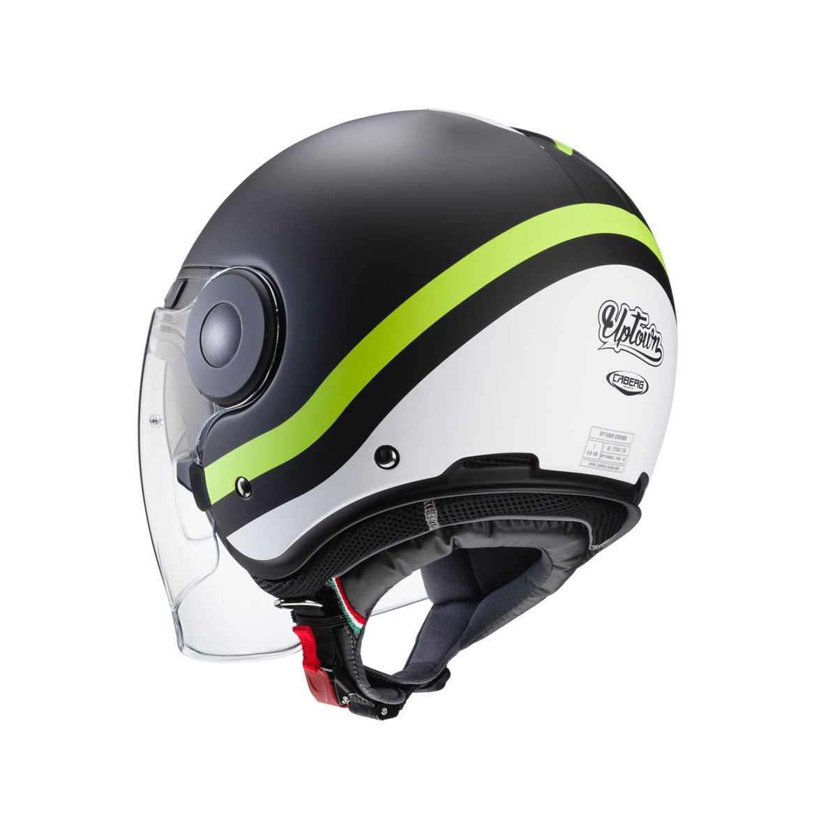 CABERG Uptown Chrono Matt - Black / Yellow / Fluo Helmet / O