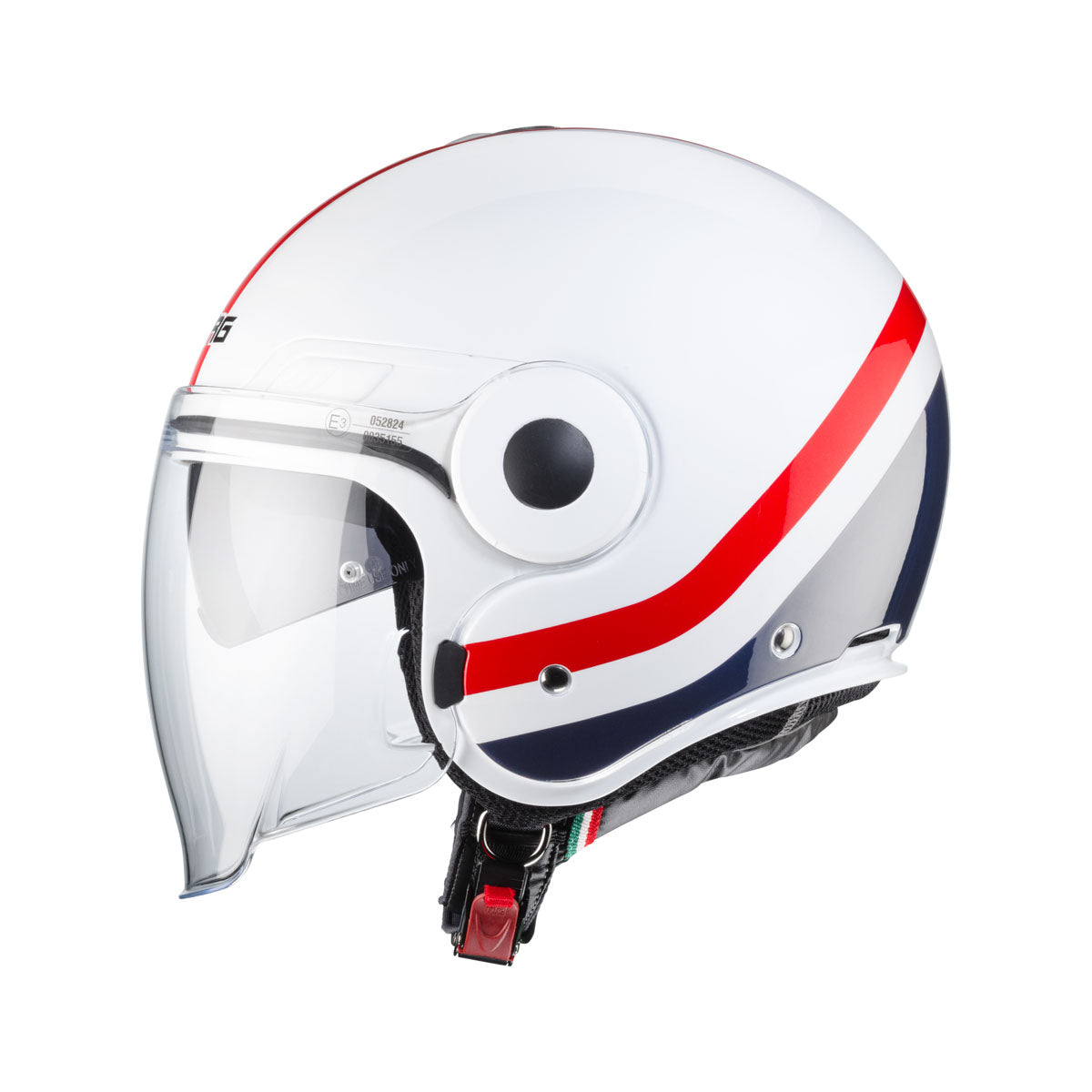 CABERG Uptown Chrono White / Red / Blue Helmet