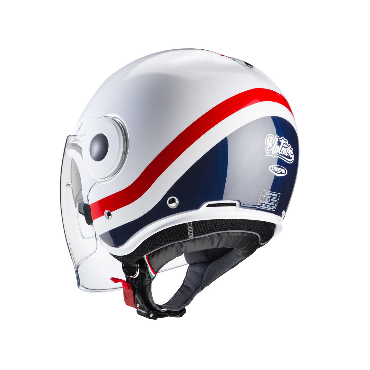 CABERG Uptown Chrono White / Red / Blue Helmet