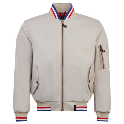 Spada Airforce 1 Royale CE Waterproof Bomber Jacket - Ivory