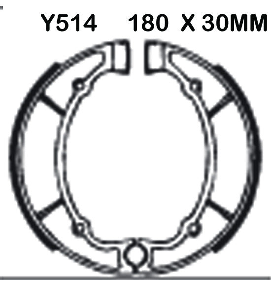 EBC Brake Shoes Y514