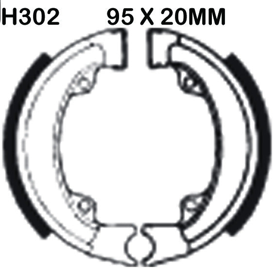EBC Brake Shoes H302