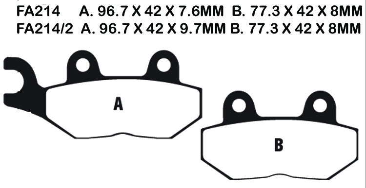 EBC Brake Pads FA214