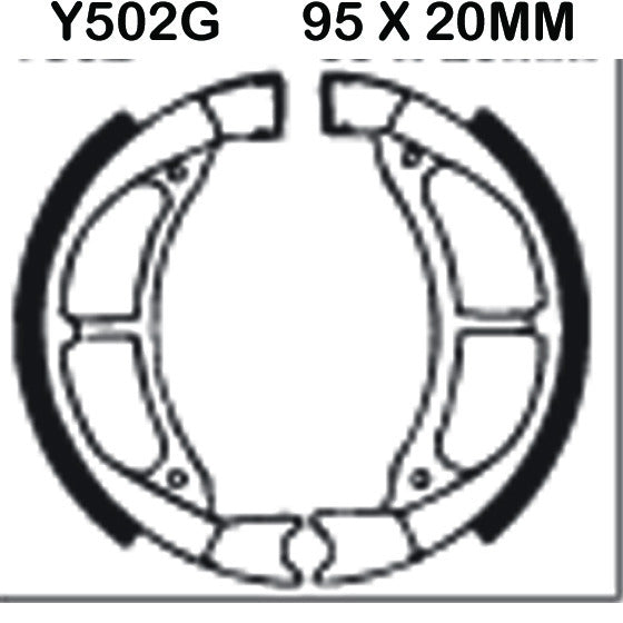 EBC Brake Shoes Y502G