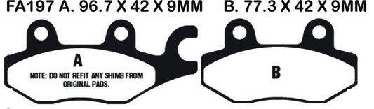 EBC Brake Pads SFA197