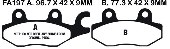 EBC Brake Pads SFA197